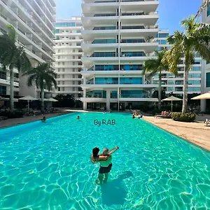 Playa Boquilla-morros- Apto Cerca Americas Dentro De H Sonesta Apartamento